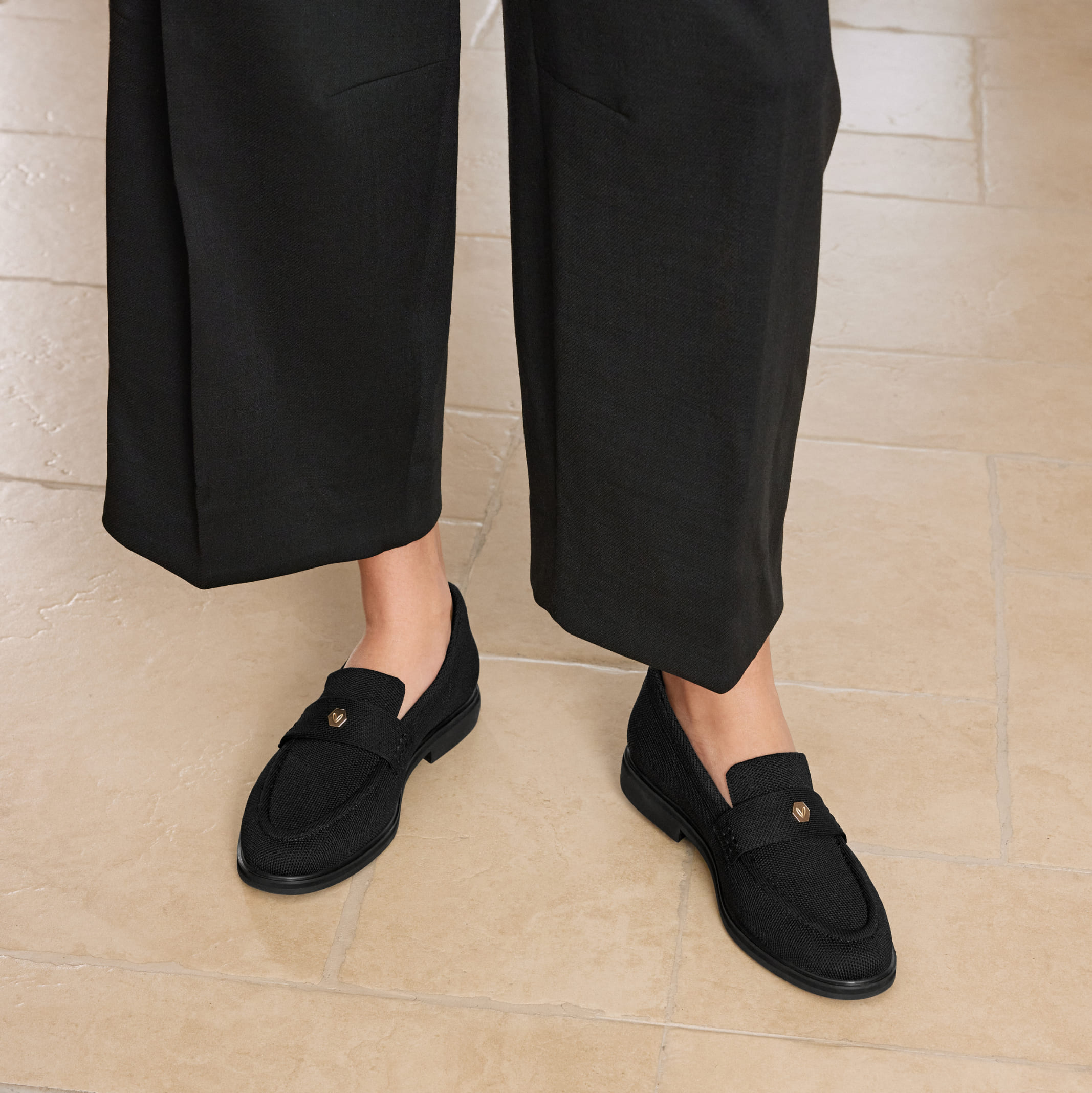 Classic Penny Loafers (Liana), Black, EU35 | VIVAIA