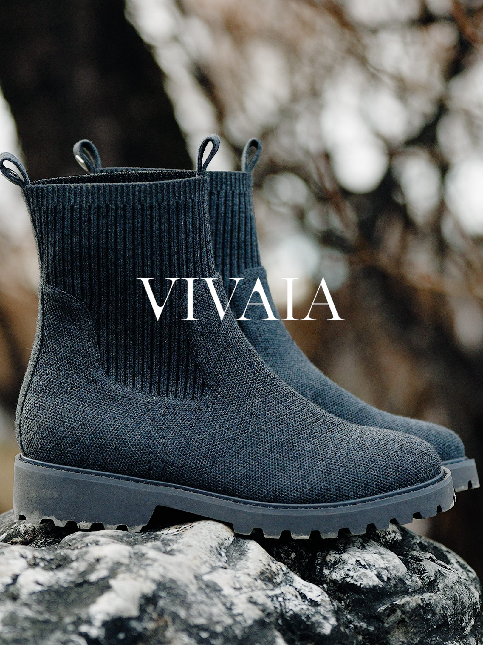 Flora] ラウンドトゥ 撥水加工 ラグソール アンクルブーツ – VIVAIA JAPAN