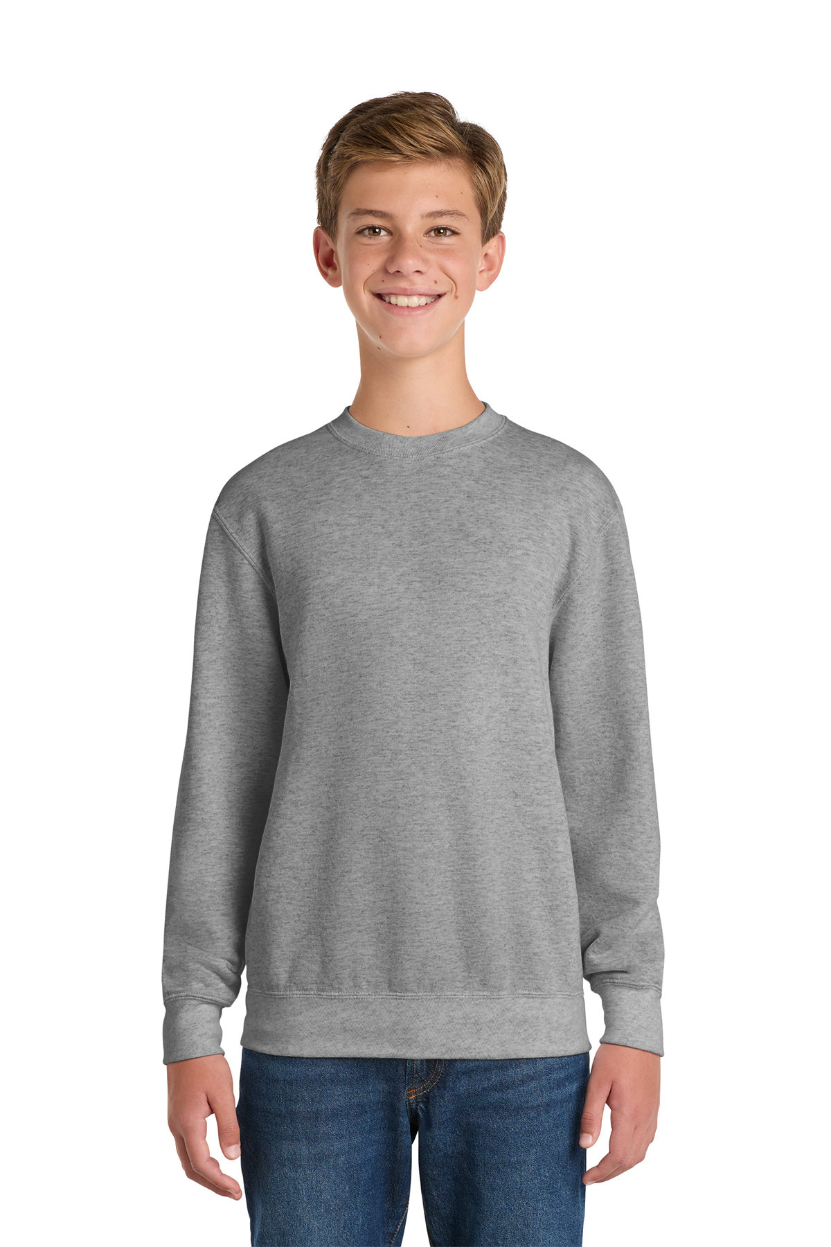 Port & Co Youth Core Fleece Crewneck Sweatshirt | Product | Port