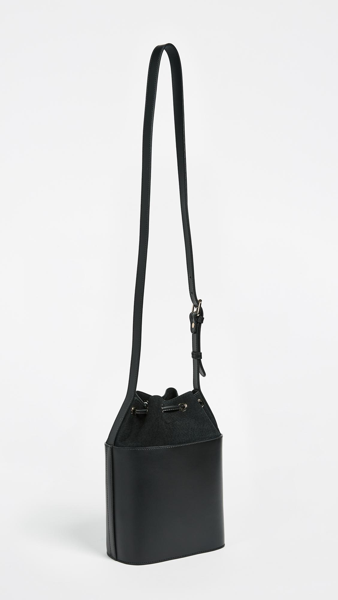 A.P.C. Sac Clara Bucket Bag in Black | Lyst