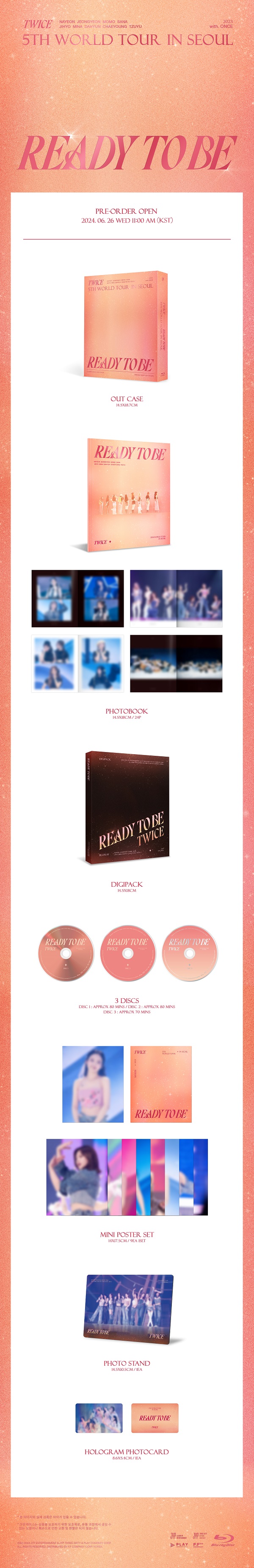 TWICE｜Blu-ray&DVD『TWICE 5TH WORLD TOUR [READY TO BE] IN SEOUL