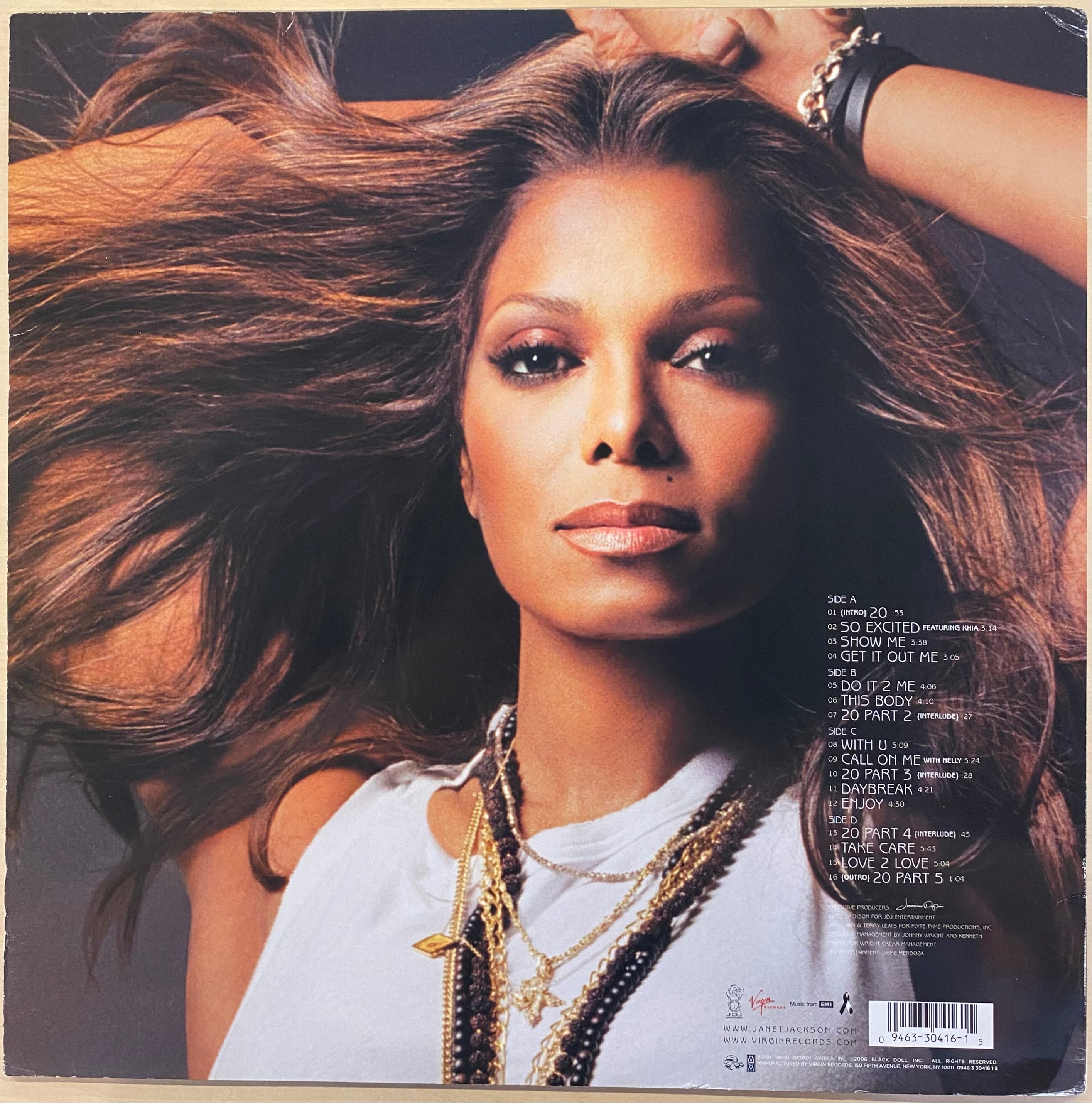 中古LP / USオリジナル】Janet Jackson - 20 Y.O. – CELLAR RECORDS