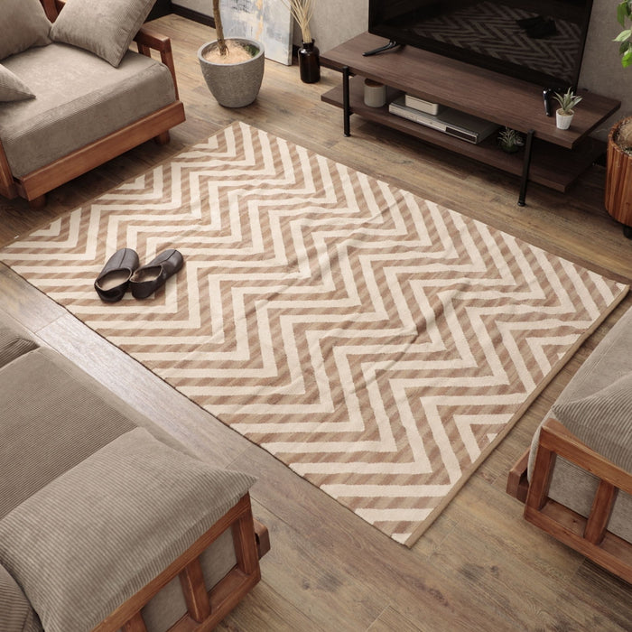 ラグマット 幾何学模様デザイン 130×190cm — 【セルタン 公式】