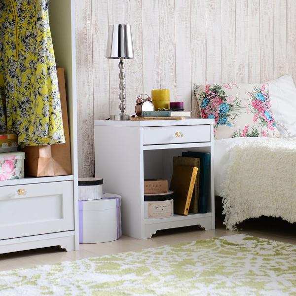 ANRI（アンリ）サイドテーブル ナイトテーブル（40cm幅）：SatoSangyo