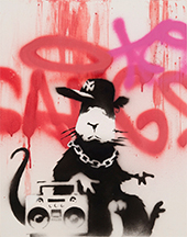 バンクシー Banksy Gangsta Rat | ONLINE STORE | Walls Tokyo