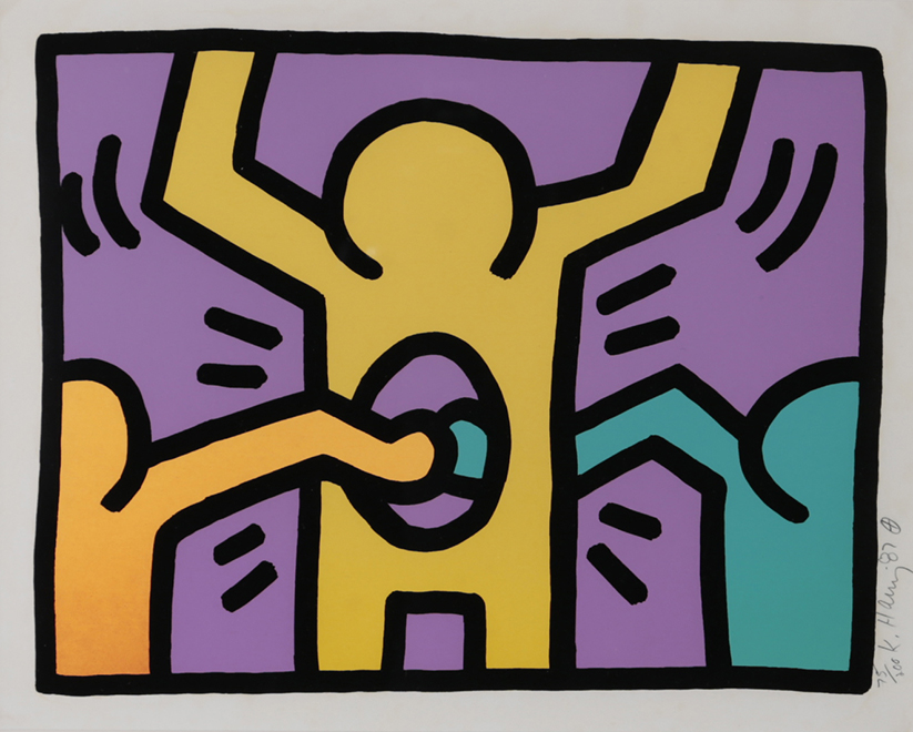 キース・ヘリング Keith Haring Untitled「pop shop I」より | ONLINE