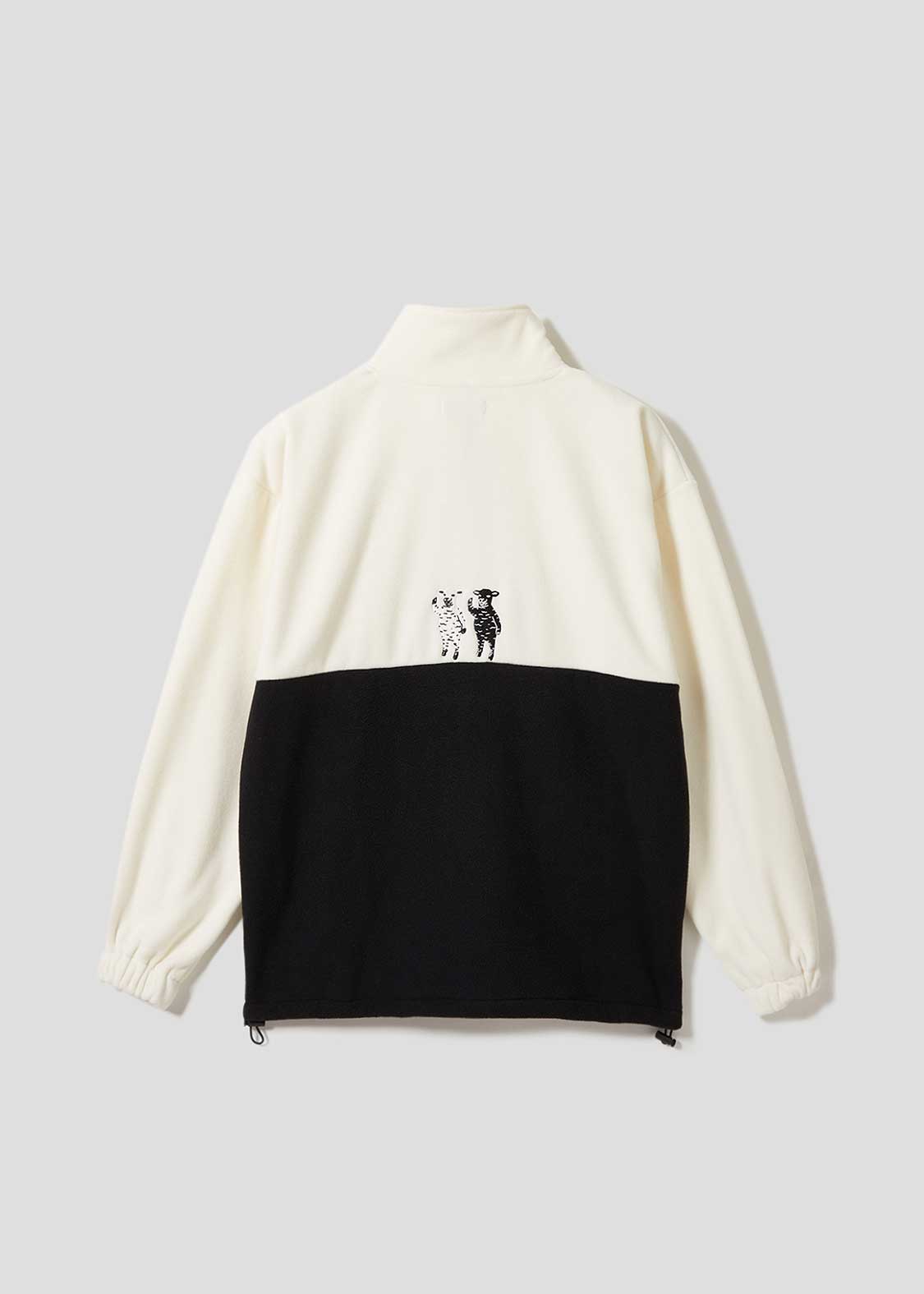 ラムチョップフレンズ｜ハーフジップフリースプルオーバー｜ユニ