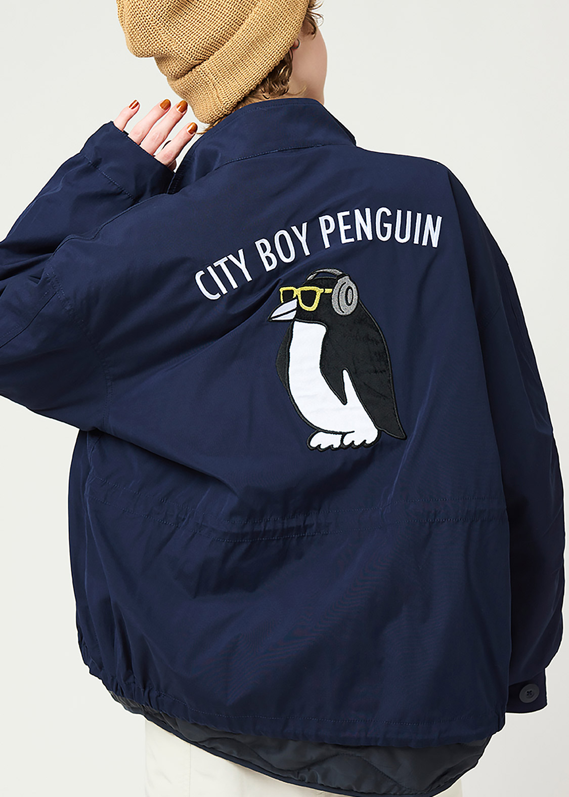 シティボーイペンギン ミュージック｜ショートモッズコート｜ユニ