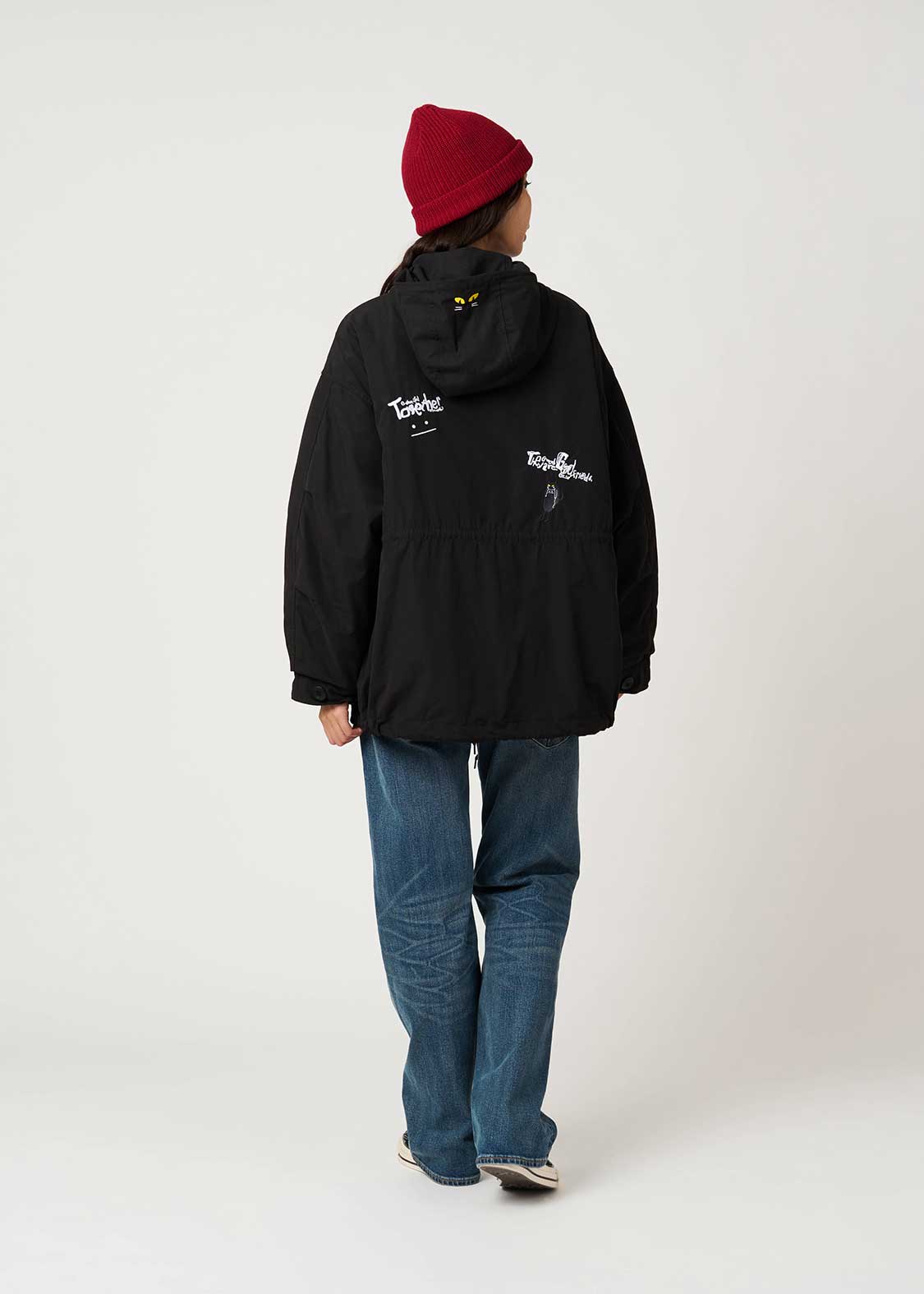 ネコカブリビューティフルシャドー｜ショートモッズコート｜ユニ