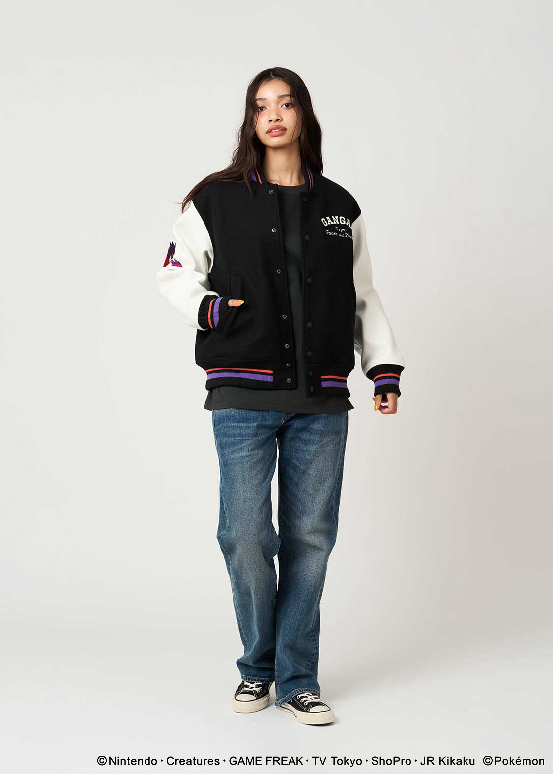 ピカチュウ＆ゲンガー｜スタジアムジャンパー｜ユニセックス｜グラニフ