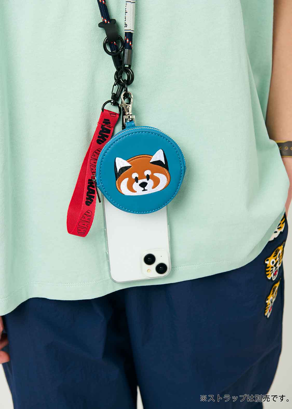 イカクフェイス｜カスタムサークルポーチ｜ユニセックス｜グラニフ