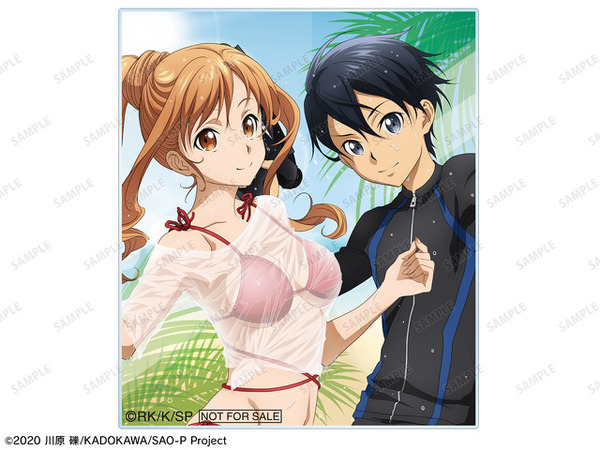 SAO」キリト、アスナ、ユウキが水着でウォーターガンバトル!? あみあみ