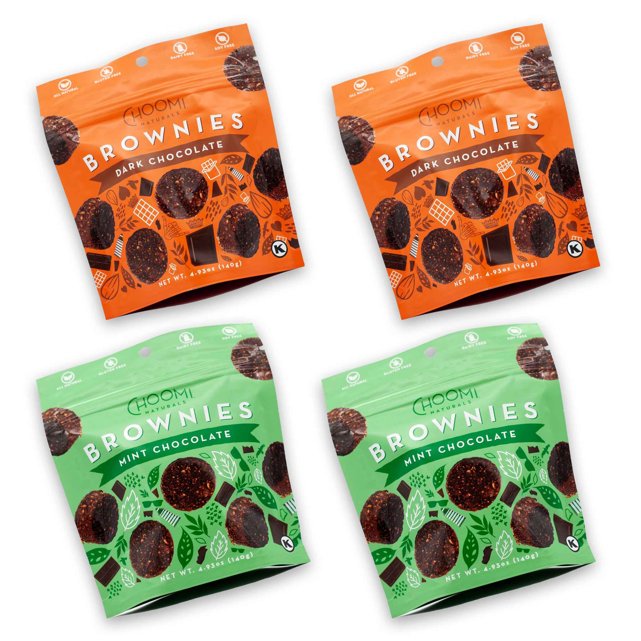 Choomi Naturals Brownie Collection | 4 Pack