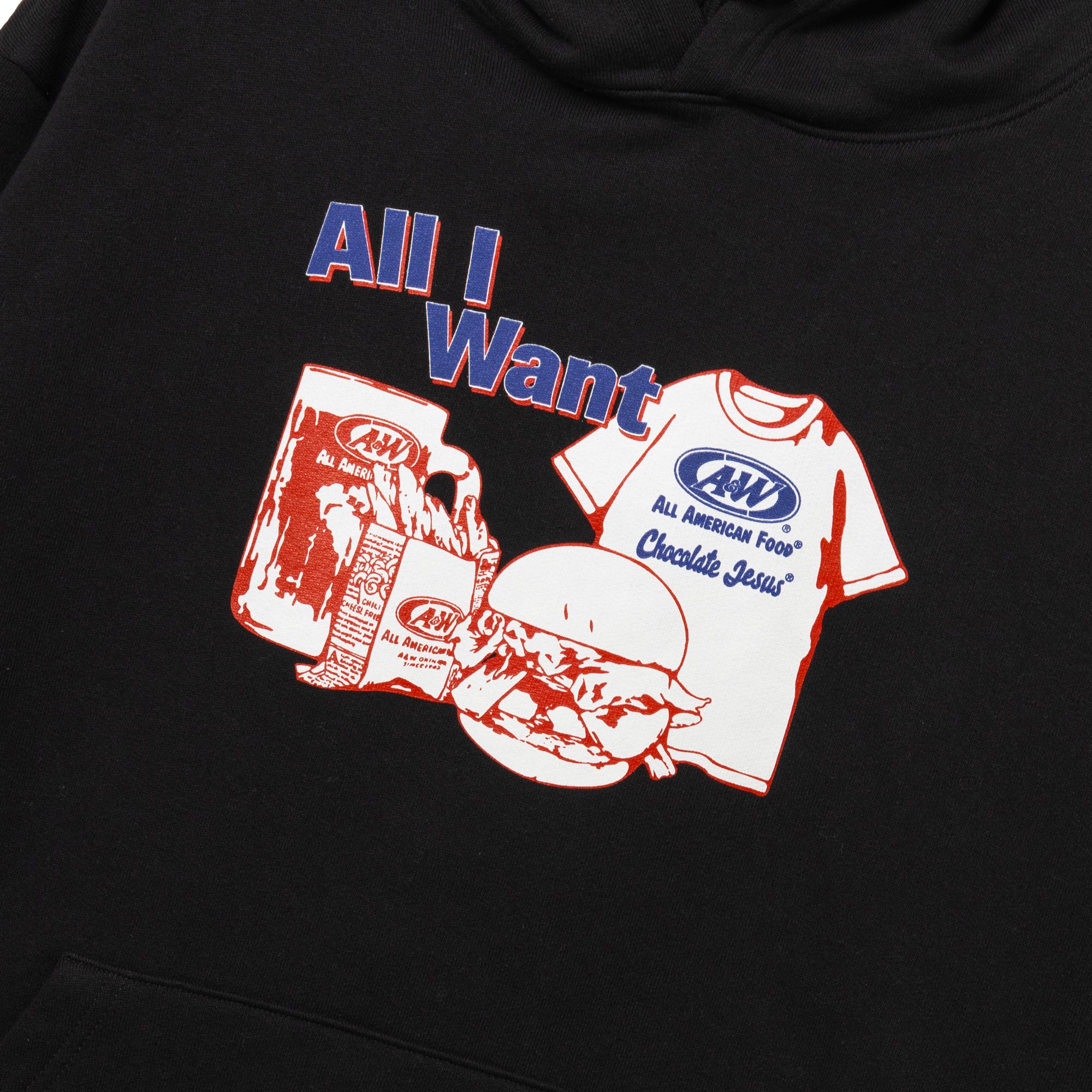 A&W × Chocolate Jesus) AWCJ WANT Hoodie