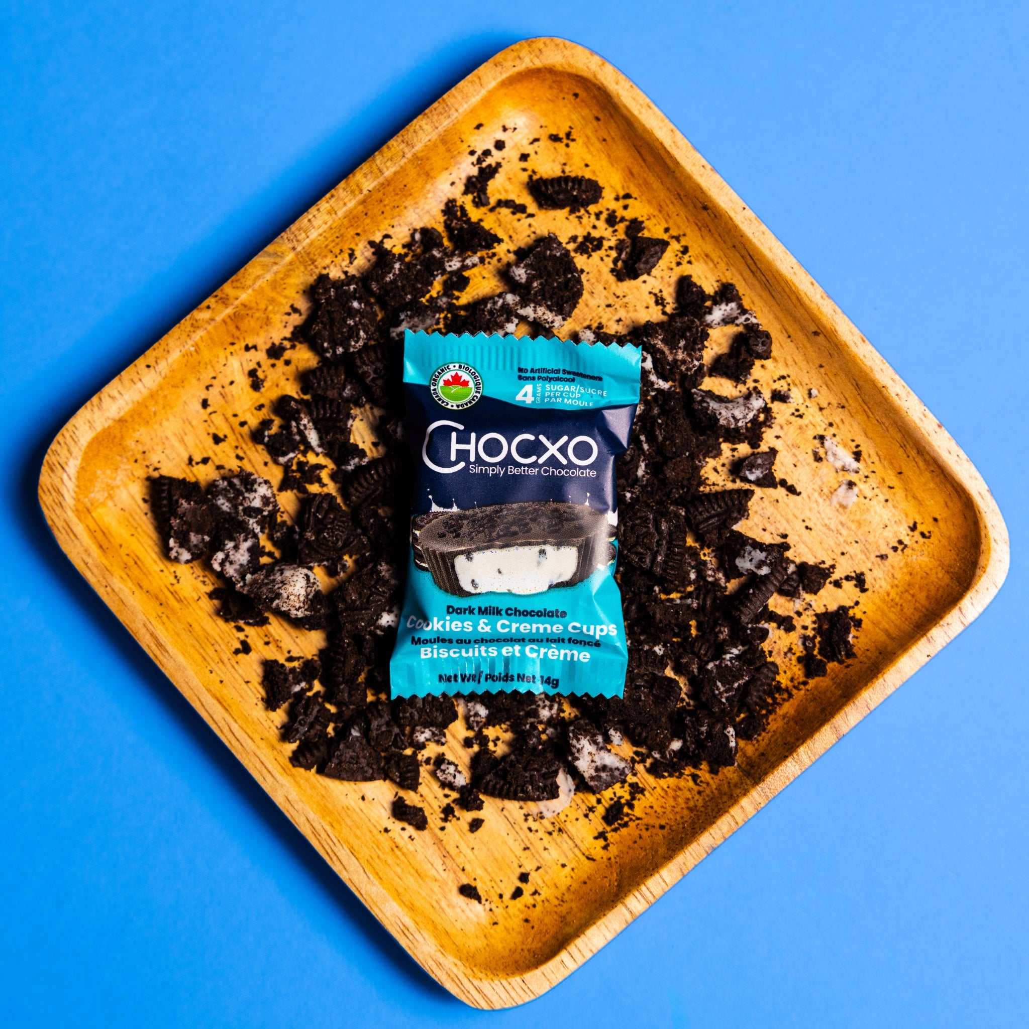 Dark Milk Chocolate Cookies & Creme Cups – Chocxo