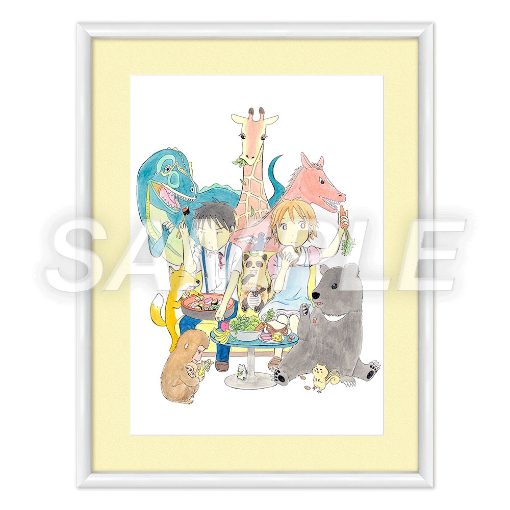 田島列島はイイもの展】直筆サイン入りB4キャラファイングラフB：子供