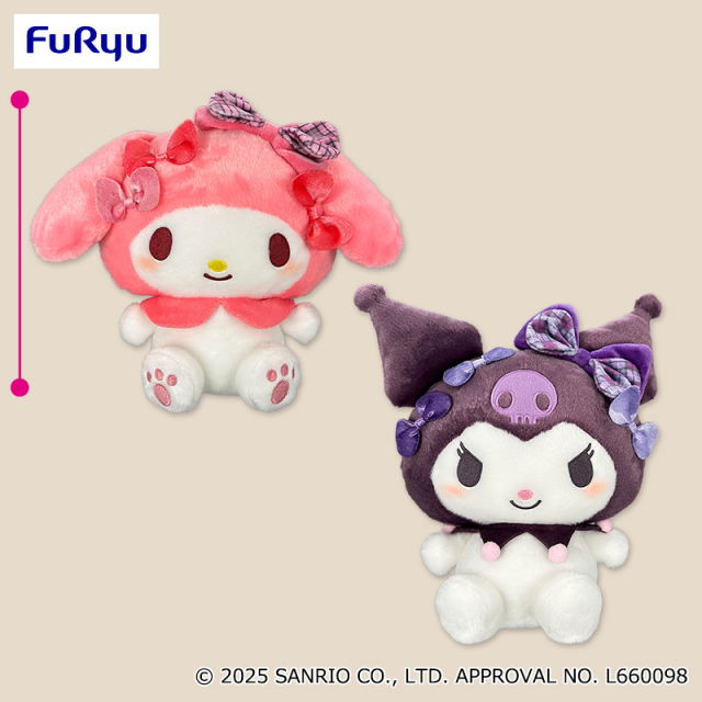 マイメロディ 超超BIGぬいぐるみ ガーリースイートピンク クロミ