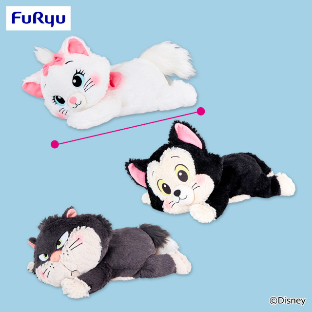 ディズニー くったり BIGぬいぐるみ～マリー・フィガロ・ルシファー