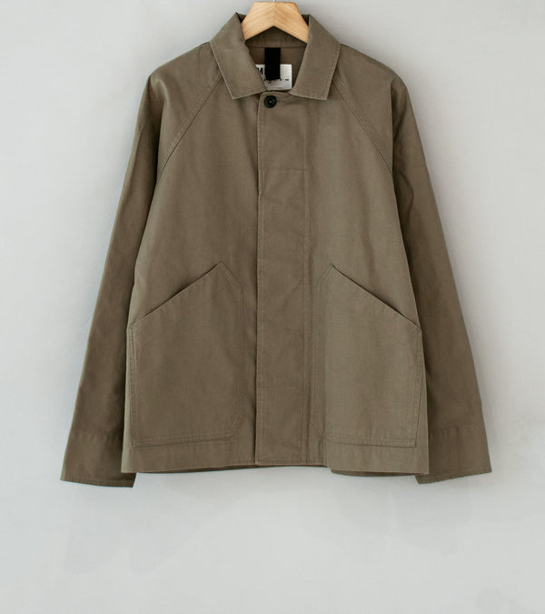 Margaret Howell 'MHL Raglan Jacket' (Taupe Plain Cotton Drill) – C
