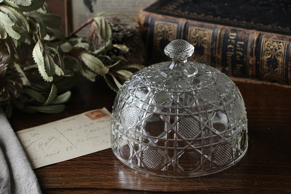 678 フランスアンティーク 古いチーズドーム ガラスドーム 蚤の市購入