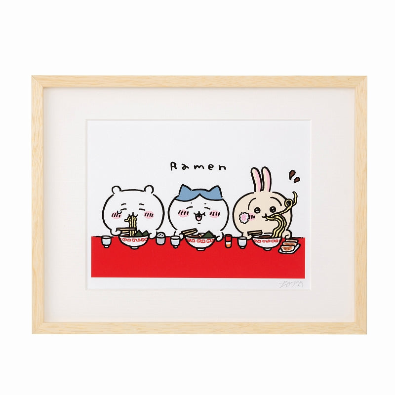 完売】【予約(キャンセル分)】ちいかわ アートフレーム(ラーメン