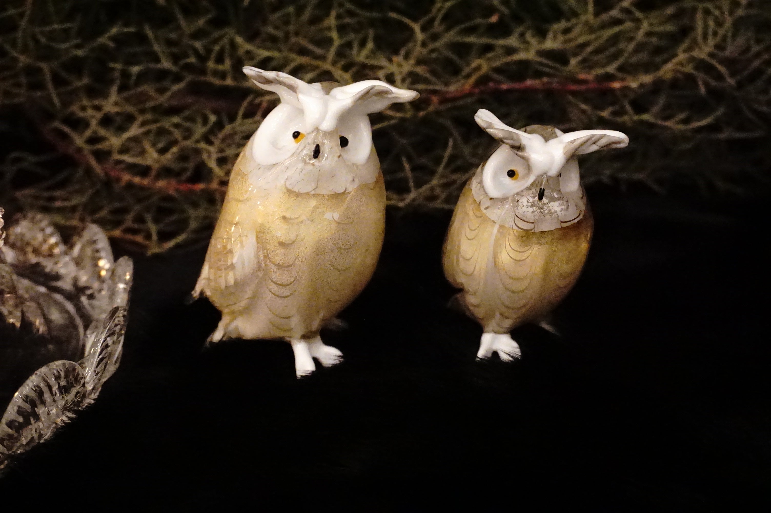 ムラーノガラス（ベネチアングラス）〈オブジェ／置物〉ふくろう（大