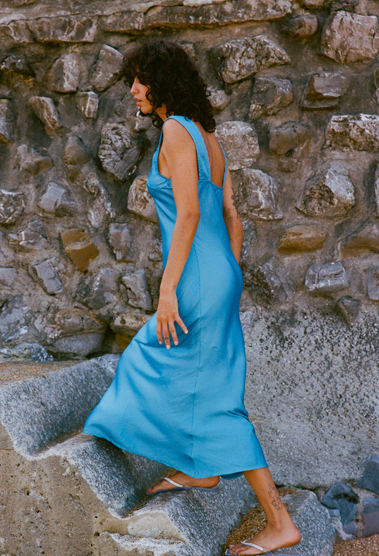 Leticia Dress Acqua – Ciao Lucia