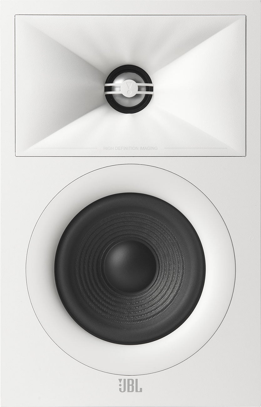 JBL Stage 240B Bookshelf Loudspeakers in Latte (Pair) - JBL240BWHT