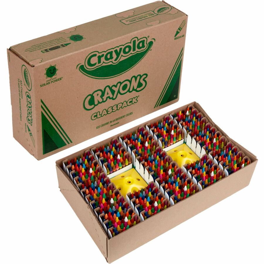 Crayola 64-Color Crayon Classpack - Assorted - 1 Box - JCL