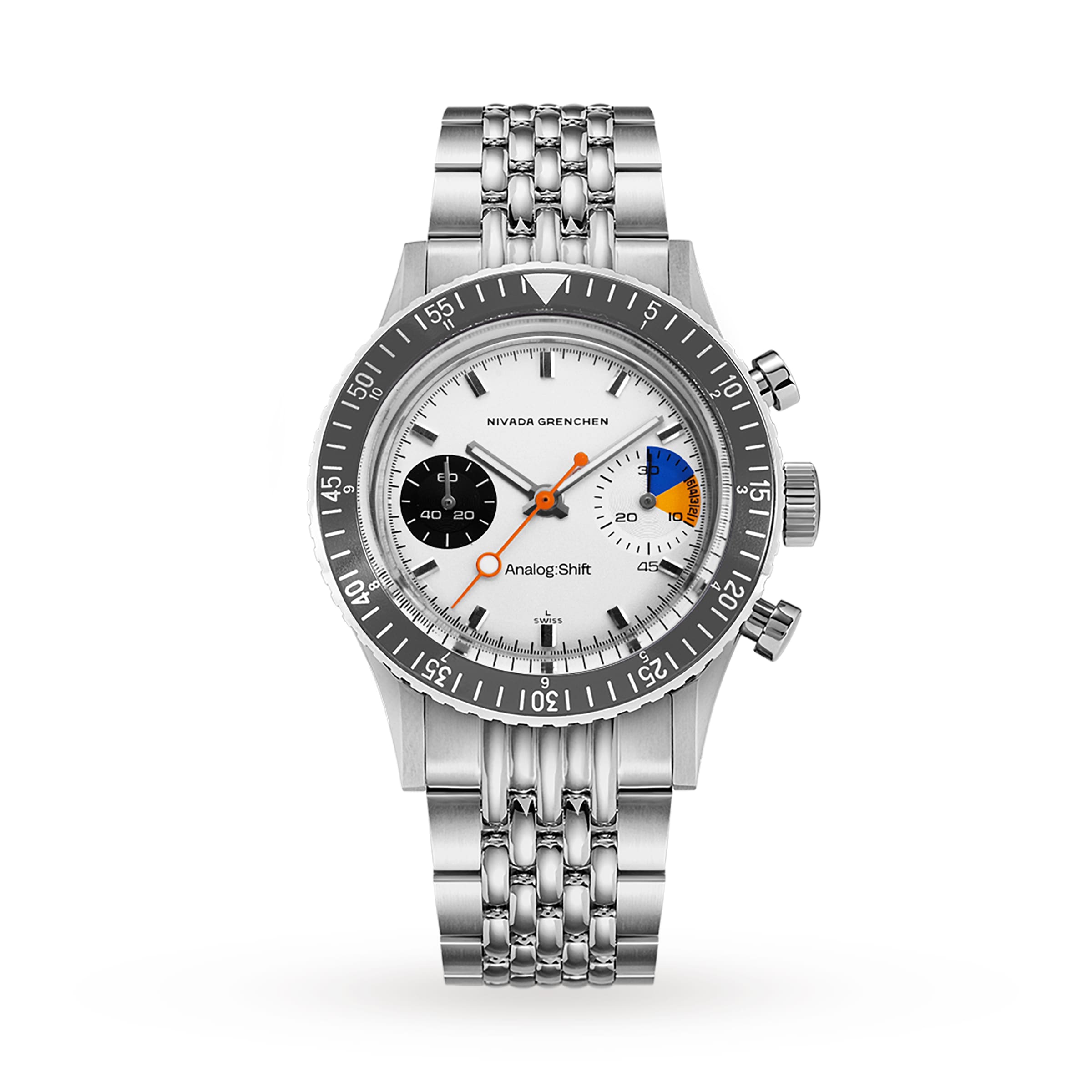 Nivada Grenchen Analog:Shift X Nivada Grenchen Big Eye Yachting