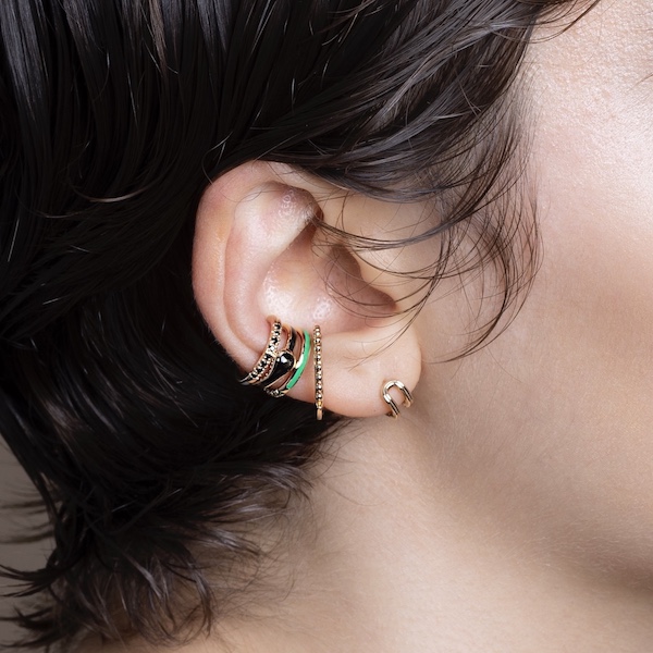 MANHATTAN オクタゴン イヤーカフ