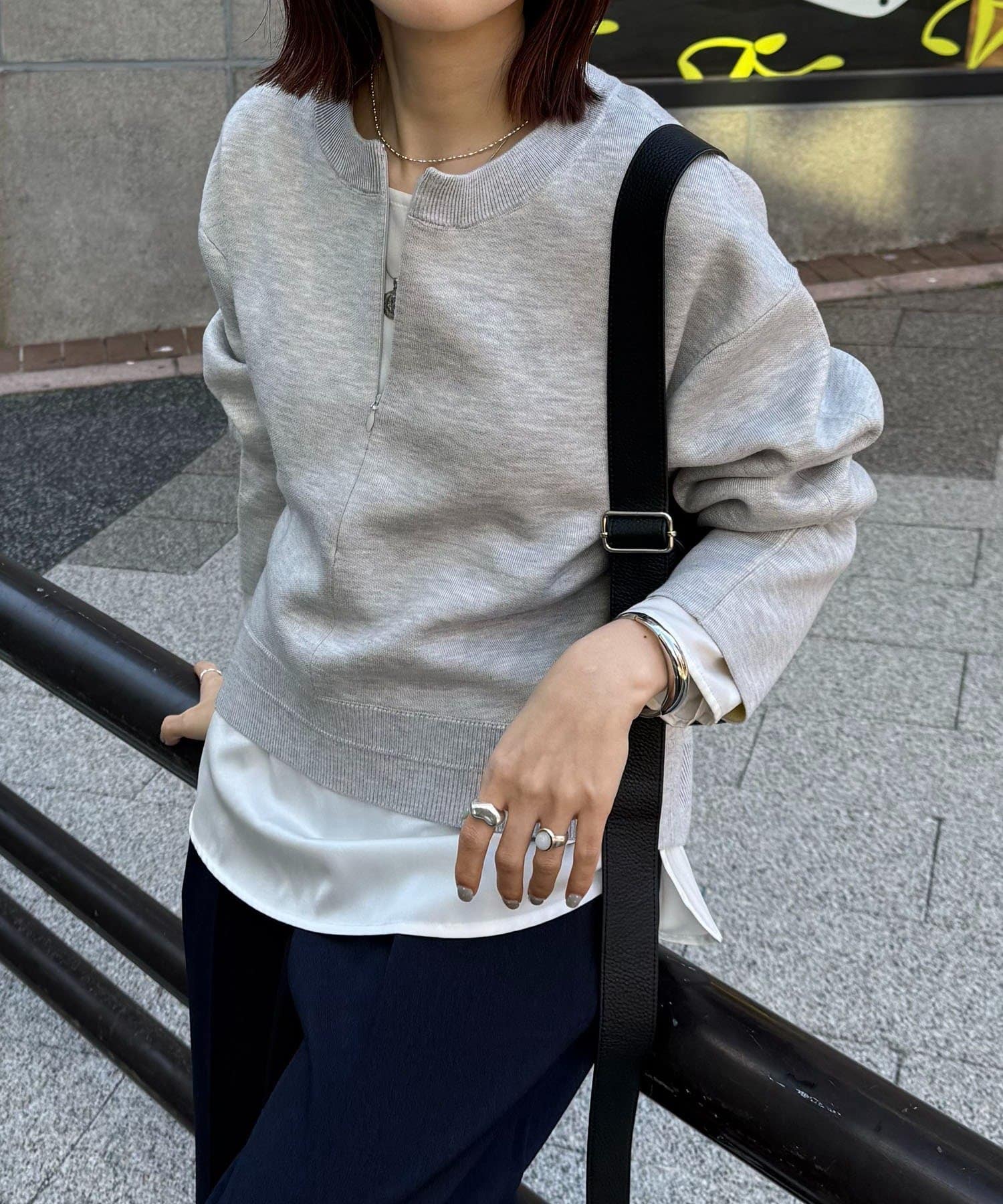 体型カバー】スキッパーオーバーブラウス/セレモ二ー | COLLAGE