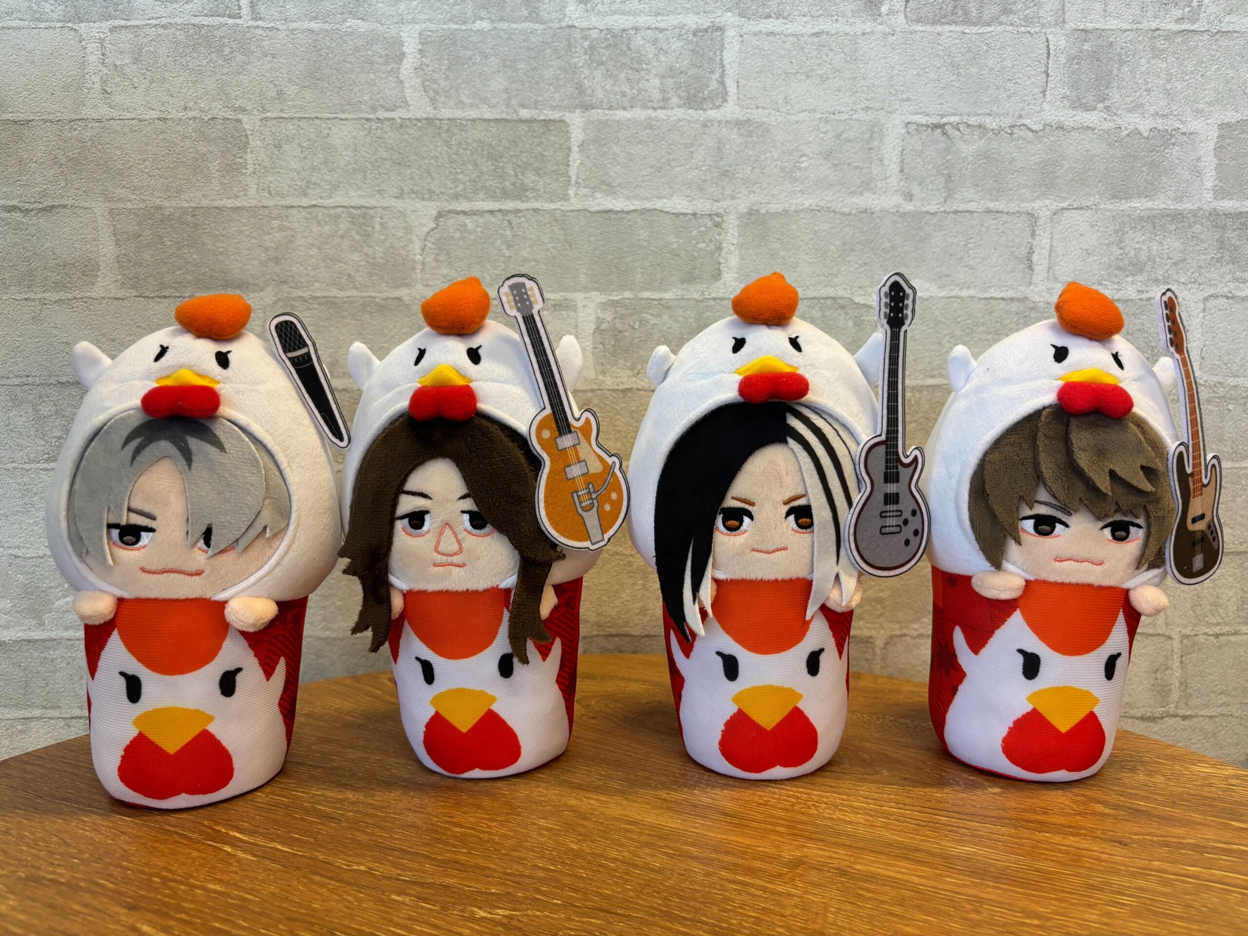 ローソン×GLAY、『GLAY なりきり! からあげクンぬいぐるみ』『イラスト