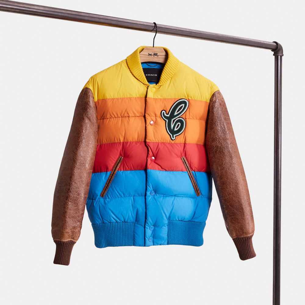 COACH® | Restored Hybrid Varsity Jacket