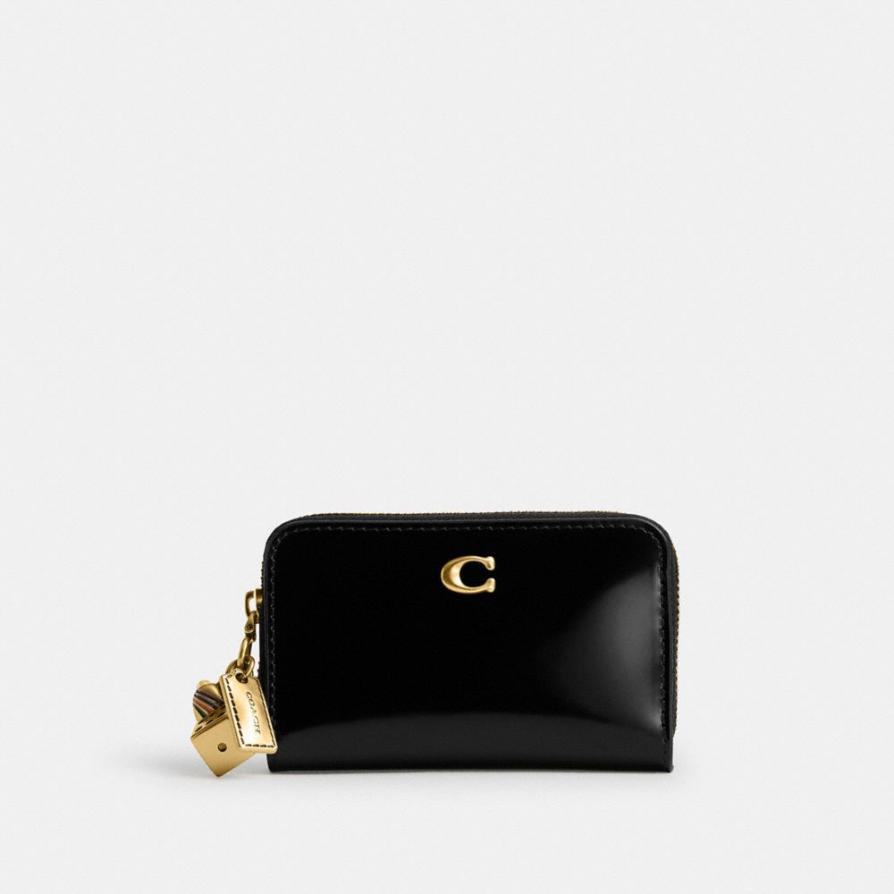 COACH® CZ | Essential Small Zip Around Wallet With Charms