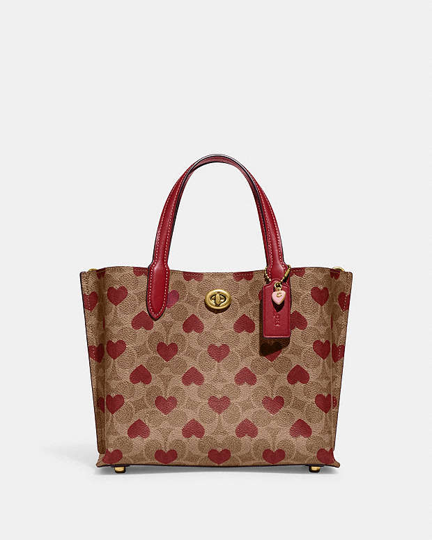 公式】COACH – コーチ | ウィロウ トート 24・シグネチャー キャンバス