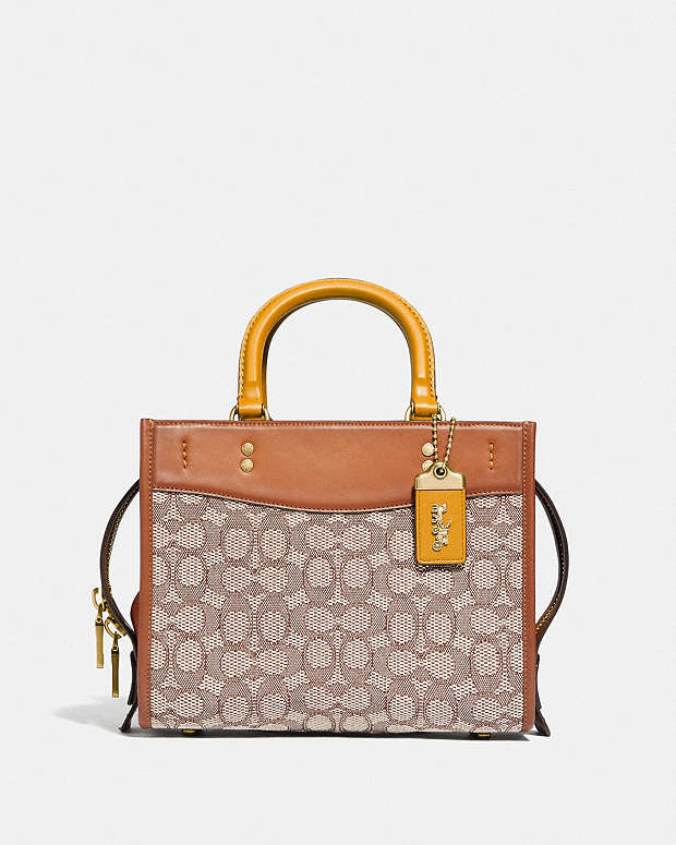 公式】COACH – コーチ | ローグ 25 シグネチャー テキスタイル ジャカード