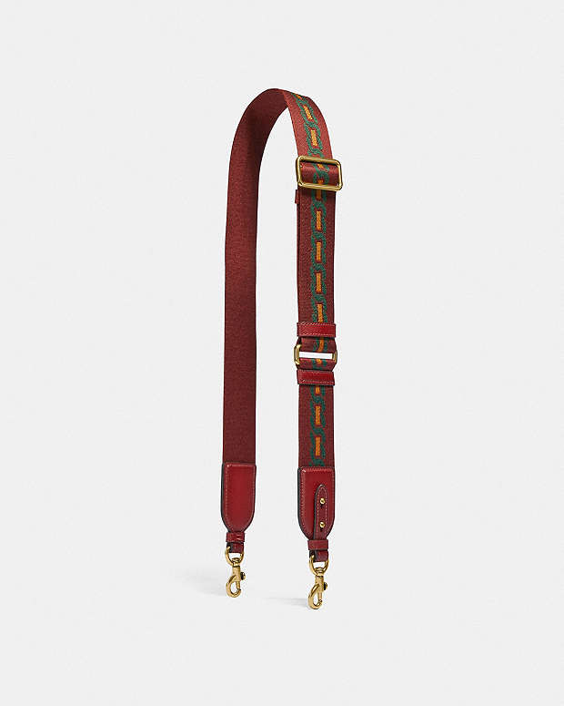 公式】COACH – コーチ | ストラップ ウィズ チェーン ストライプ