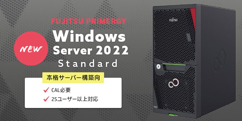 FUJITSU PRIMERGY TX1310 M5 PC Server (CPU:Xeon/OS:WinSVR 2025
