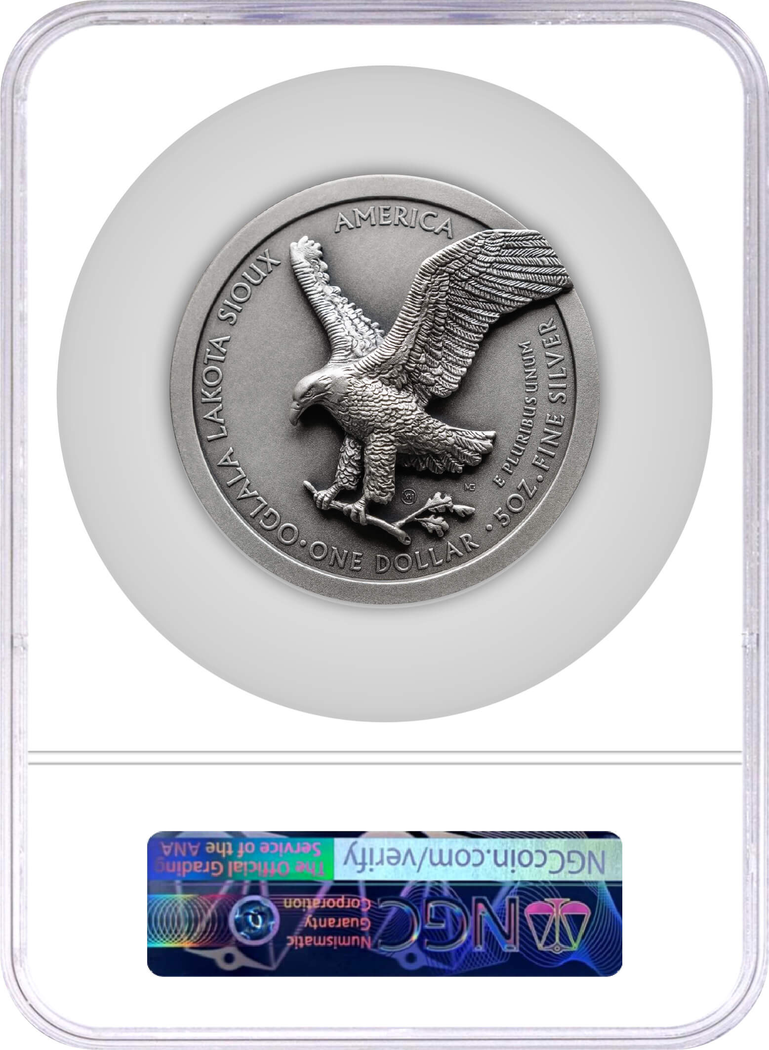 2025 $1 5 oz Silver Eagle Type 2 Coming to Life NGC MS70 Antiqued