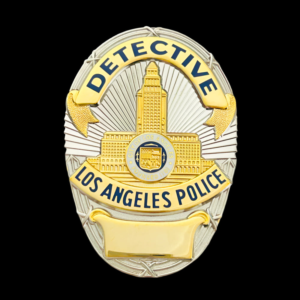 LAPD Detective Los Angeles Police Flat Badge For Shadow Box