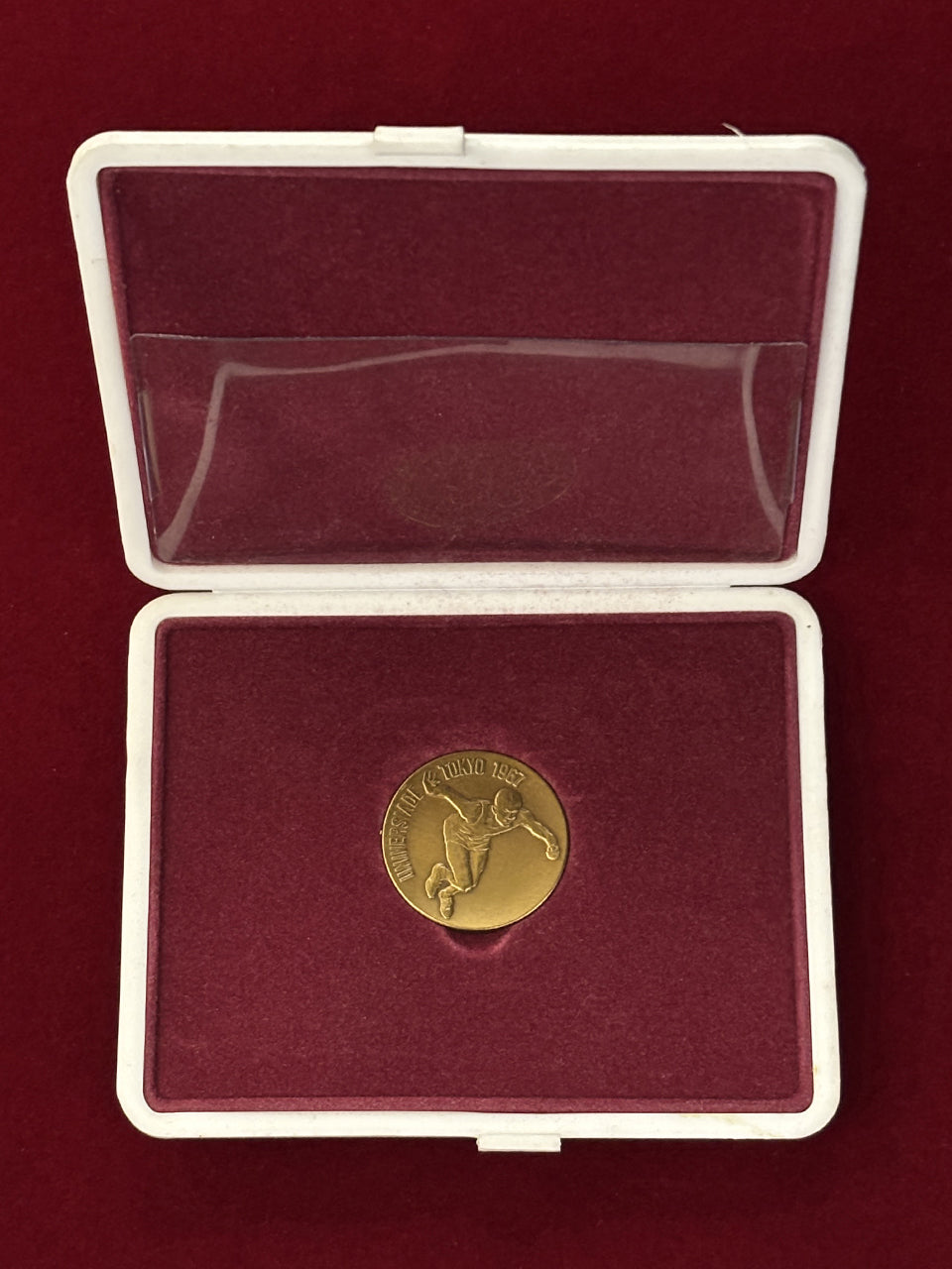 日本】ユニバーシアード東京大会記念 銅製メダル 昭和42(1967)［C