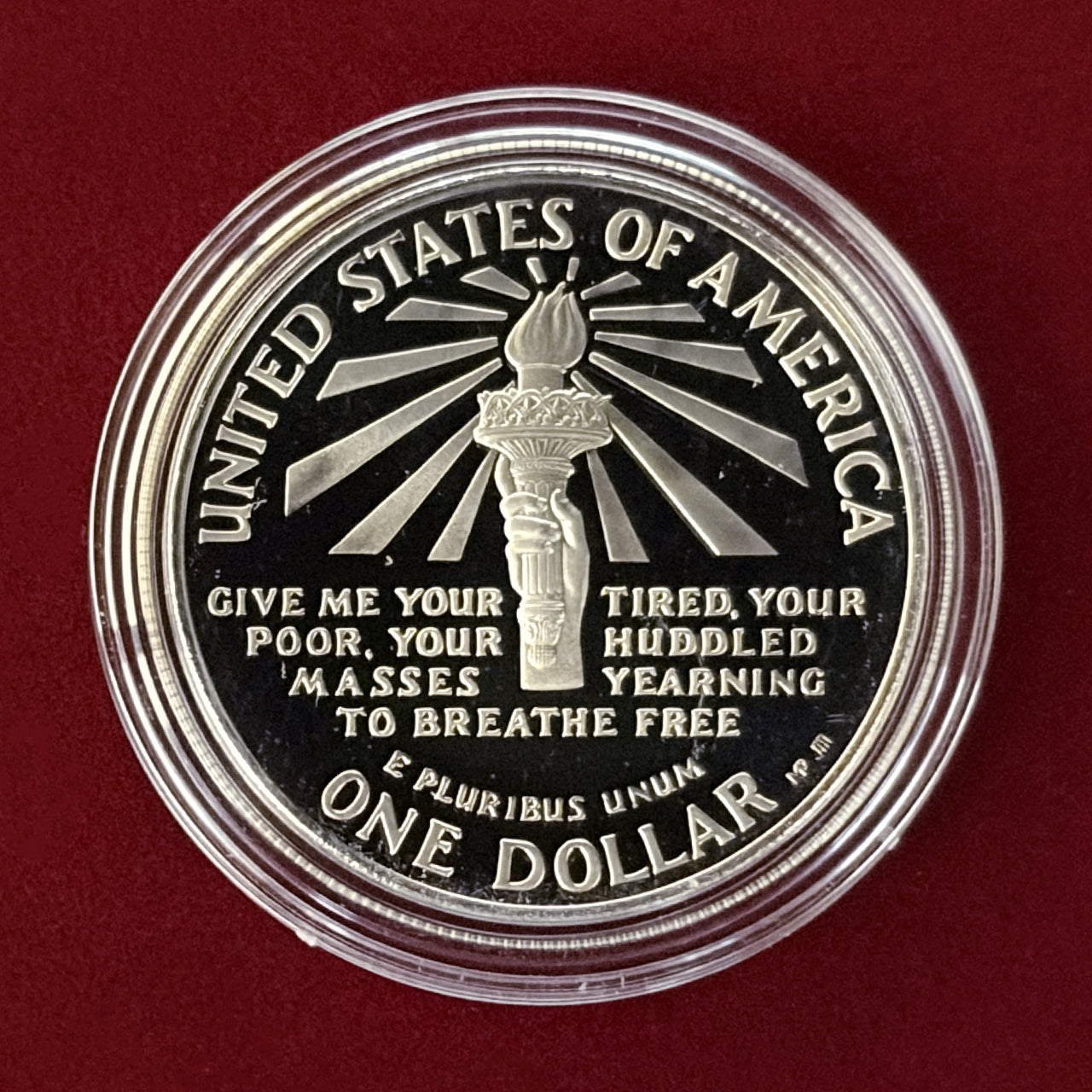 アメリカ】自由の女神 コインセット 2枚組 1986［C-0000851