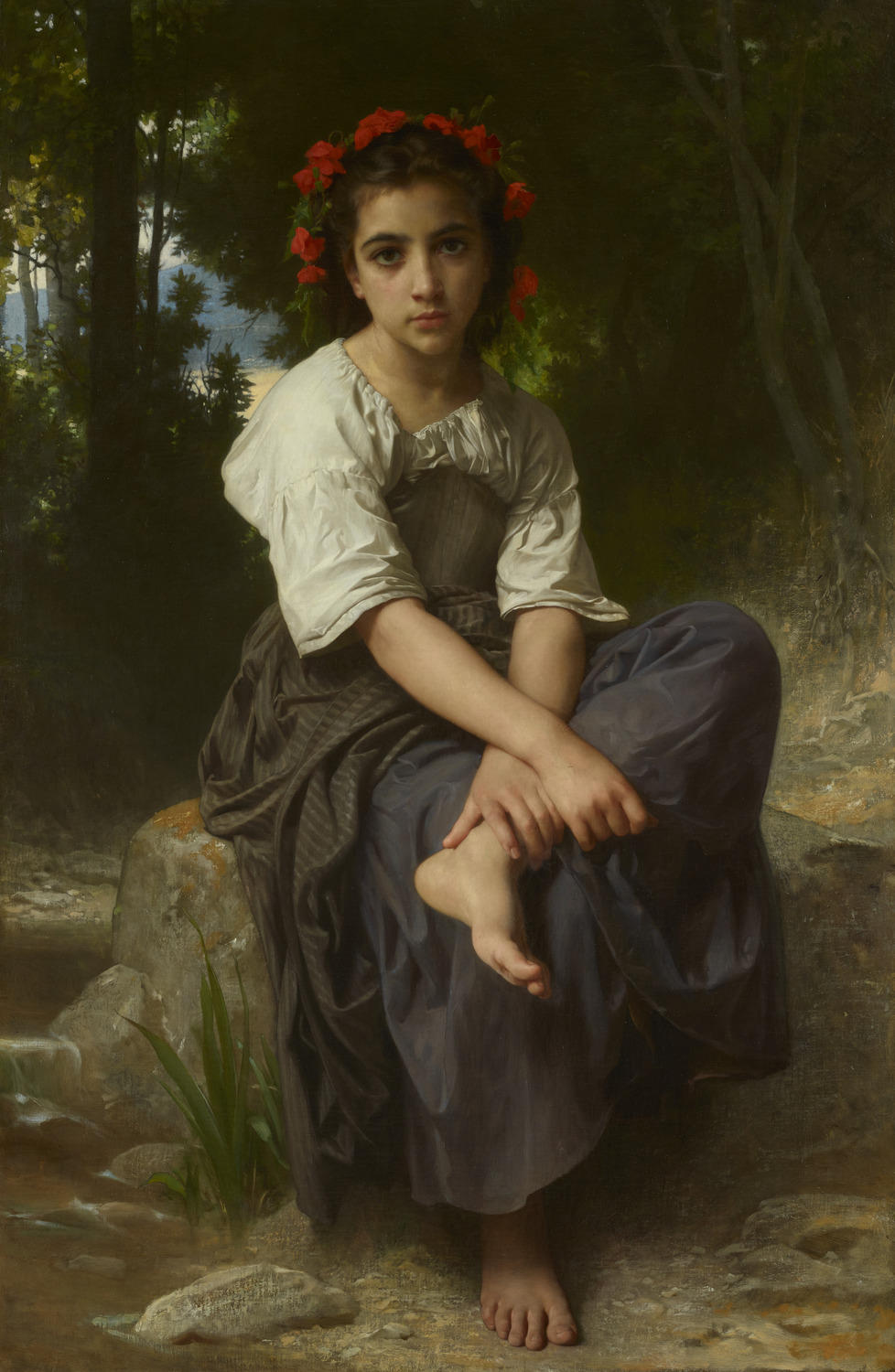 小川のほとり|ウィリアム・アドルフ・ブーグロー |所蔵作品検索｜国立