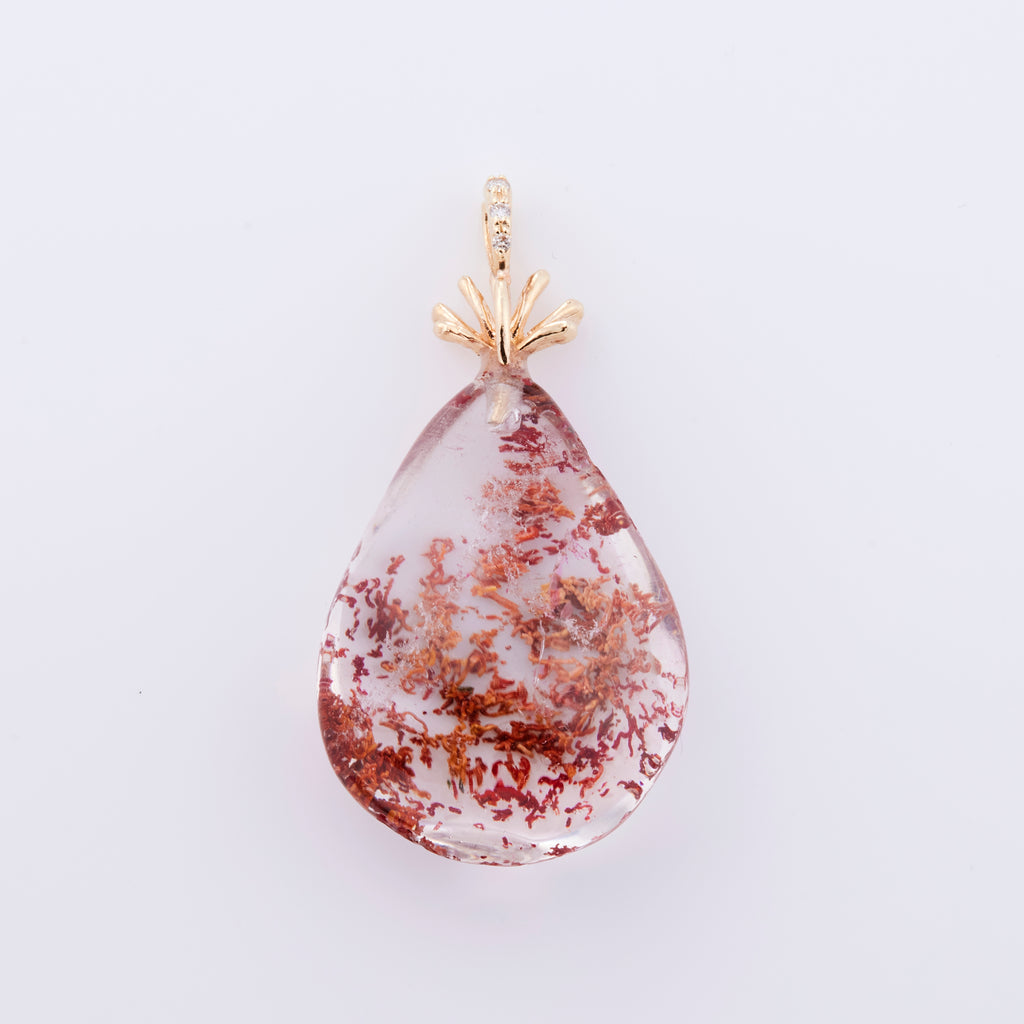 K10YG ガーデンクォーツ ダイヤ ペンダントトップ – COLETTE GIFT