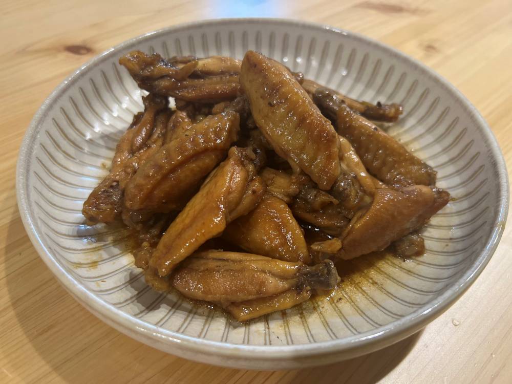 ホットクックレシピ】手羽中の台湾風煮込み～こっくりホロホロ