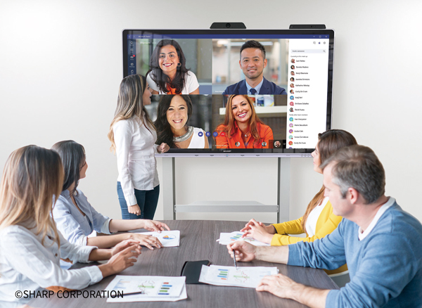 業界初マイクロソフト『Windows collaboration display』認証取得 70V