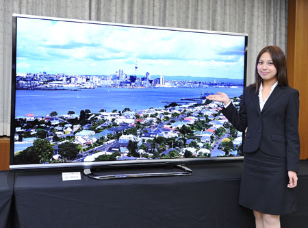 液晶テレビ“AQUOS クアトロン 3D”XLシリーズ5機種を発売：シャープ