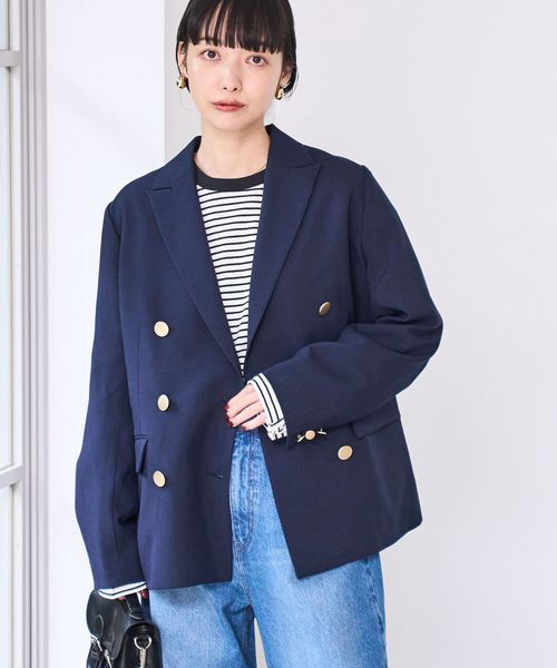 ダブルブレストブレザー
