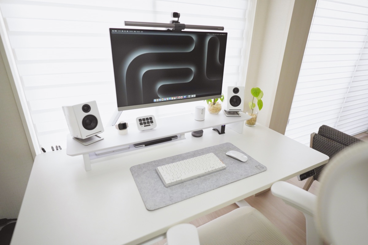 amesoba デスクシェルフ MASSIRO』レビュー｜Grovemadeっぽい真っ白な